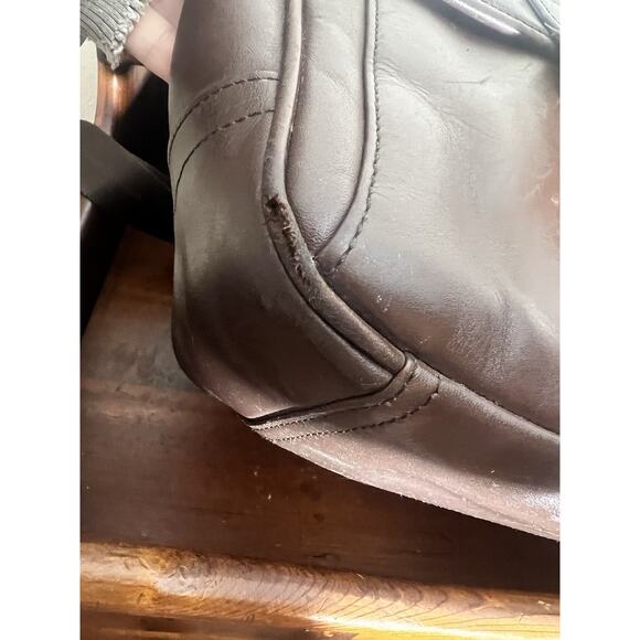 AUTHENTIC COACH LEXINGTON BROWN LEATHER BUSINESS FLAP BRIEFCASE #70666 EUC - Picture 8 of 16